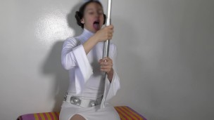 Star Wars JOI Leia Activates Her Saber Aheago